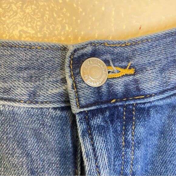 Everlane The Super-Soft Relaxed Jean Organic Cotton Medium Wash Size 33 - Picture 4 of 11